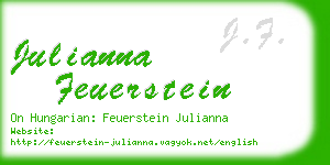julianna feuerstein business card